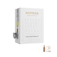 Séptima Bag in Box Chardonnay (3 bag x 3 litros) - tienda online