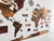 Wooden Travel Map World Style - Tricolor Retro - Gift Mexico