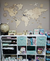 Wooden Travel Map World - Natural - Gift Mexico
