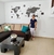 Wooden Travel Map World - Titanio - comprar en línea