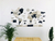 Wooden Travel Map World Style - Tricolor Elegance