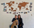 Wooden Travel Map World - Roble - comprar en línea