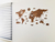 Wooden Travel Map World Plus - Roble - comprar en línea