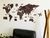 Wooden Travel Map World - Chocolate - Gift Mexico