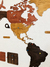 Wooden Travel Map World - Wild West - tienda en línea