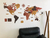 Wooden Travel Map World - Wild West - comprar en línea