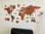 Wooden Travel Map World - Ciprés