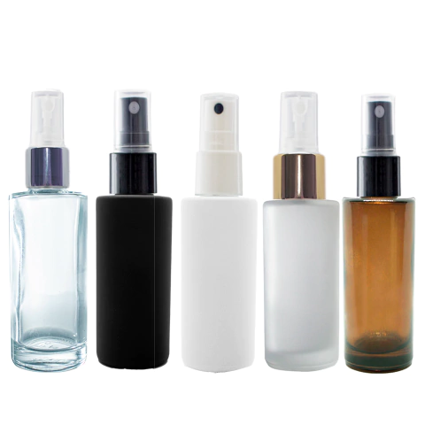 Frasco Vidro Laque C/ Válvula Spray 60ml - Escolha a Cor