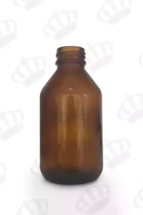 Frasco Vidro 150ml 28/410 S/ Tampa - Ambar