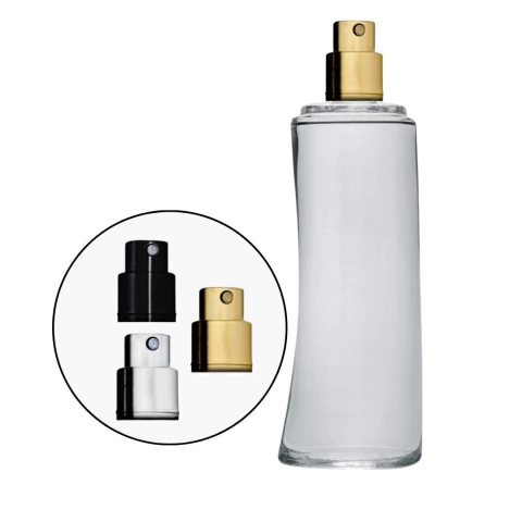 Frasco Vidro Para Perfume Curvo 50ml Com Válvula Spray