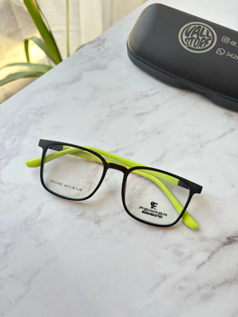 Armazones Kids negro y verde manzana - comprar online