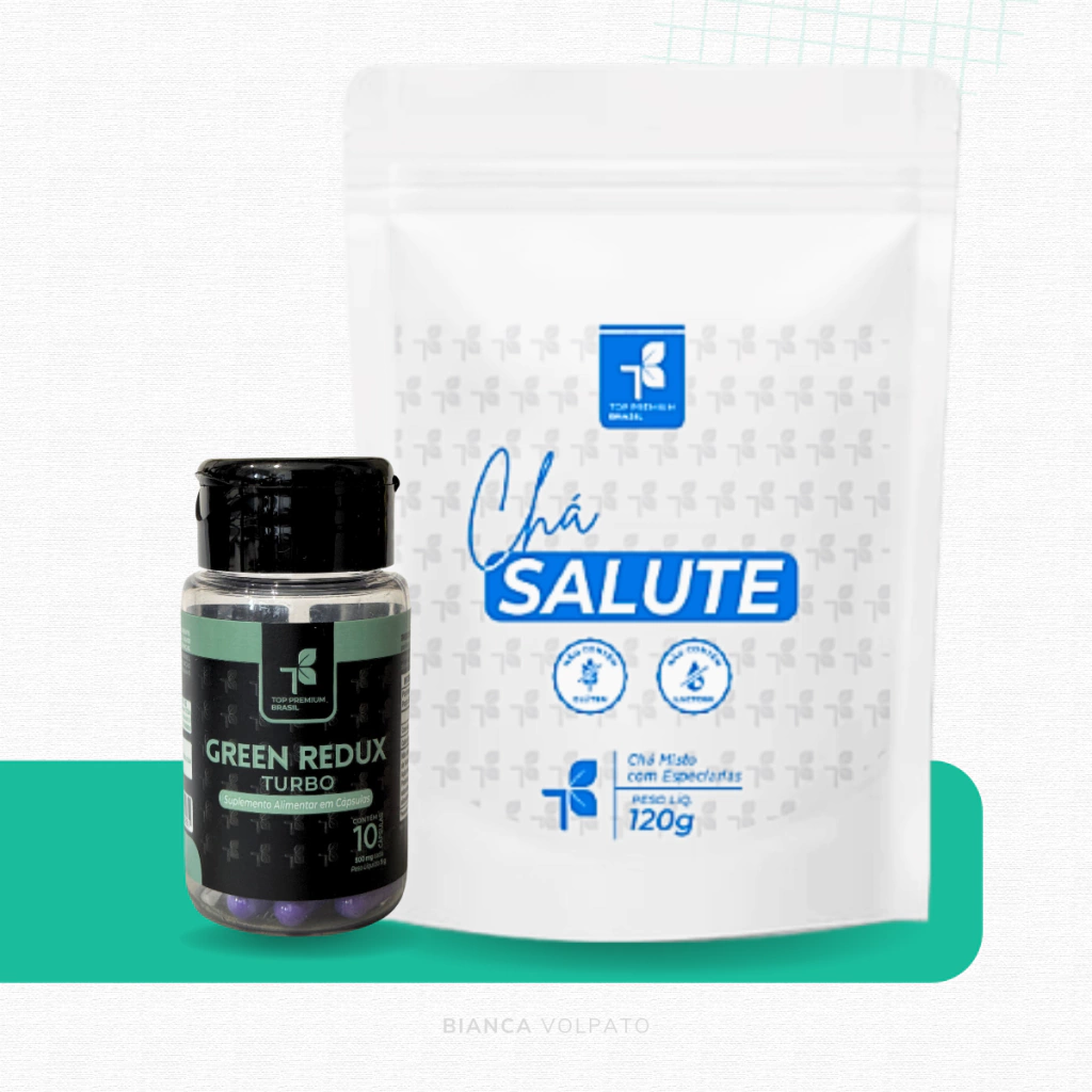 Kit Turbo Salute – Emagreça Rápido, Reduza o Inchaço e Fortaleça sua Imunidade!