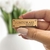 Etiqueta Acrílico Espelhado até 4,5x1,5cm Personalizada - Corarte Etiquetas