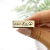 Metal com garras Retangular 3,0x1,0cm Personalizado - loja online