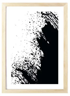 Cuadro Manchas Negras 3