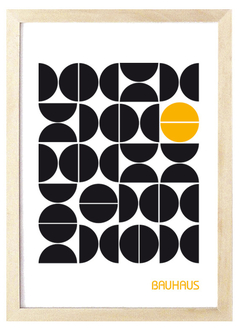 Cuadro Bauhaus Semicírculos
