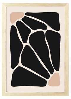 Cuadro pétalos negros 2