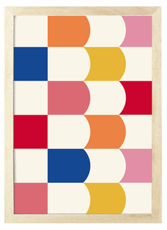 Cuadro tejado de colores