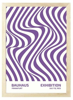 Cuadro Bauhaus Frankfurt 1923 Violeta