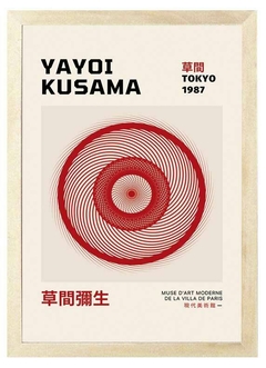 Set X3 cuadros Yayoi Rojo en internet