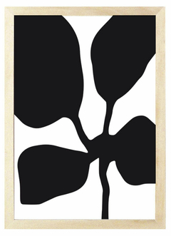 Set x2 cuadros Hojas y Flores ByN en internet