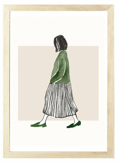 Cuadro Green Lady