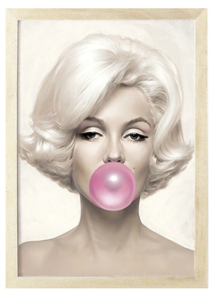 Cuadro Marilyn chicle