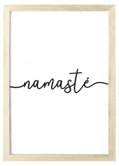 Cuadro namaste líneas