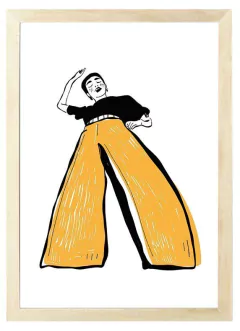 Cuadro Oxford Amarillo