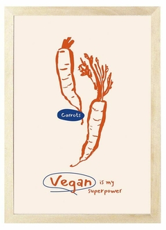 Cuadro Carrots Vegan