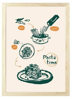 Cuadro Pasta Time