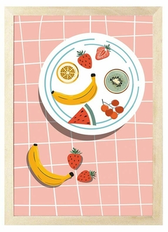 Cuadro Plato De Frutas