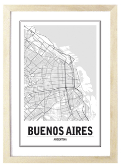 Cuadro mapa buenos aires