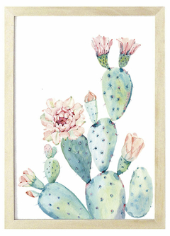 Cuadro Cactus Pastel