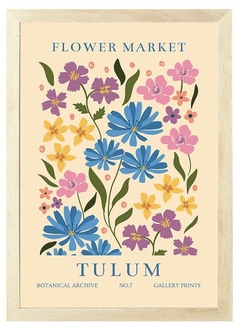 Cuadro Flower Market Tulum