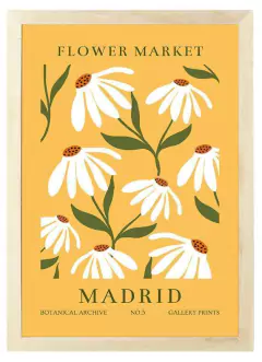 Cuadro Flower Market Madrid