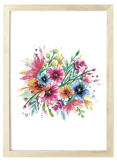 Cuadro ramo flores