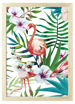 Cuadro flamenco tropical