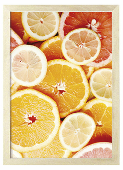 Cuadro rodajas de naranja