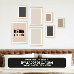 Set x7 cuadros BIG a elección del catálogo