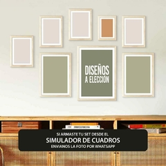 Set x8 cuadros BIG a elección del catálogo