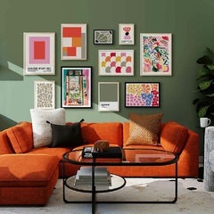 Set x10 cuadros Colores XXL