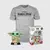 Funko - Star Wars Grogu Flocked + Remera (M)
