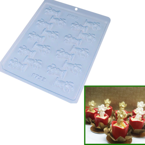 Forma Simples Anjinho Rezando Cód: 9732 BWB