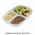 Bandeja Refeição 3 Divisórias - 850ml Galvanotek G331 5 Un. na internet