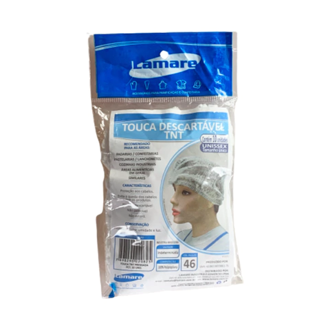 Touca Descartável TNT Lamare 10 Un.