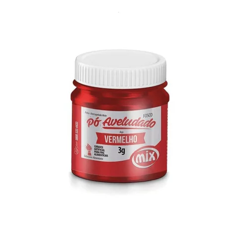 Pó Aveludado Vermelho Mix 3g