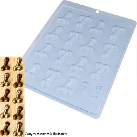 Forma Simples Bombom Pênis Pequeno Cód. 910 BWB