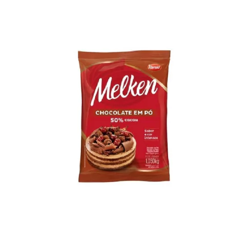 Chocolate em Pó Melken 50% Cacau Harald 1,050kg