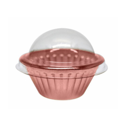 Embalagem Para Docinhos Candy Cup Rosé Flip 24 Un.
